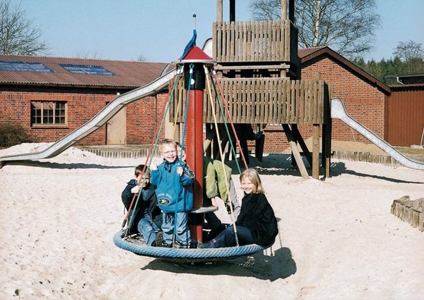 Mini vogelnest carrousel, om in te graven 2