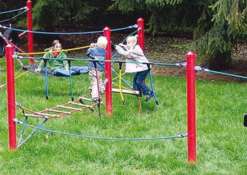 Rubber hangmat voor stalen palen 2