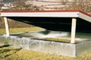 Ingraafframe voor verzonken mini trampoline