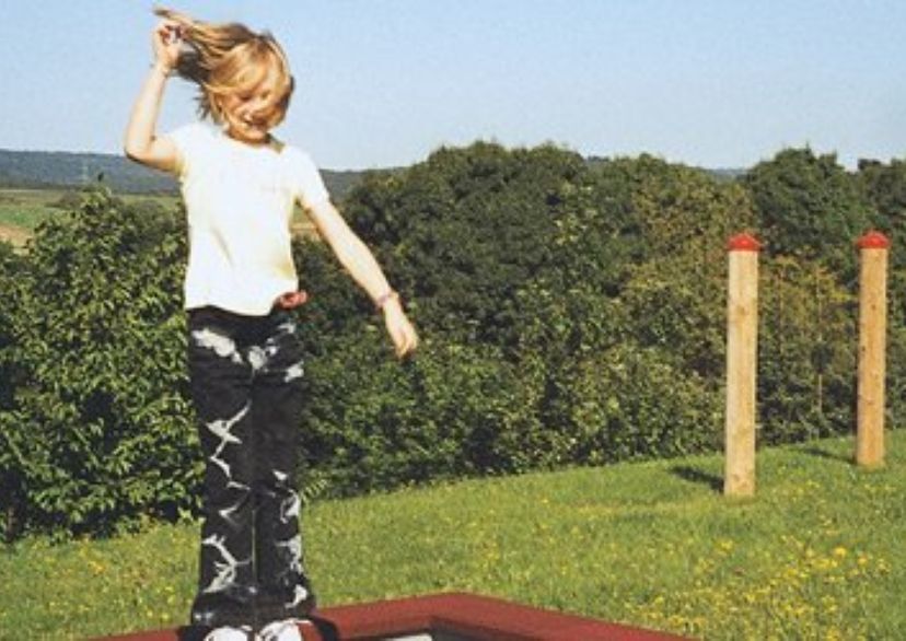Ingraafframe voor verzonken mini trampoline
