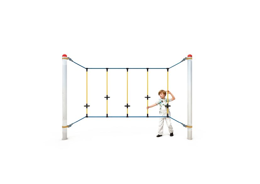 Kleine Teller "Fun-Parcours" voor stalen palen