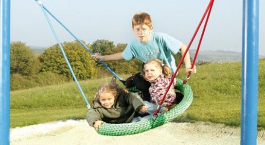 Easy-swing „achthoekig mini vogelnest“