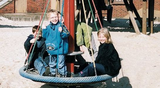 Mini vogelnest carrousel, om in te graven