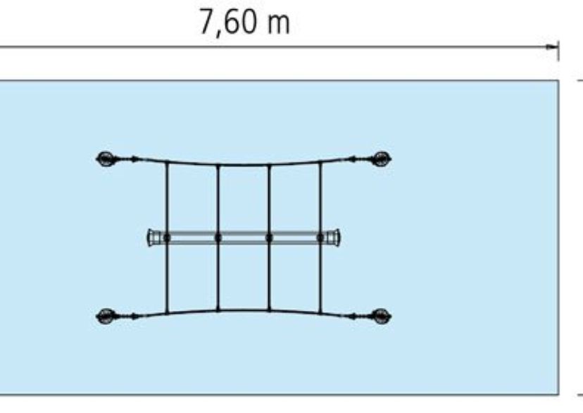 Super touwschommel mini, palen van staal 4