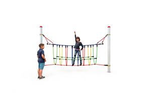 Brug "Fun-Parcours" voor stalen palen