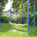 Super touwschommel mini, palen van staal 3