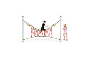 Schlaufenbrücke "Fun-Parcours” voor stalen palen
