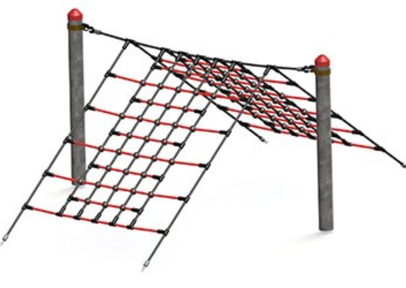 Varioelement 19 “Berg en dubbele oploop, voor stalen palen