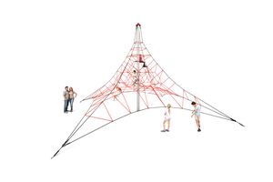 Touwpiramide SPIDER 6 met 4 Spanbevestigingen