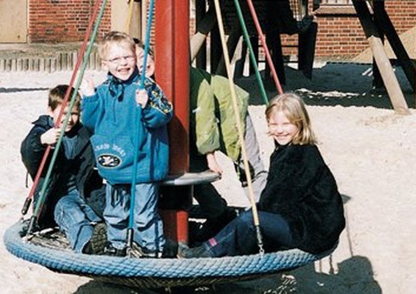 Mini vogelnest carrousel, om in te graven