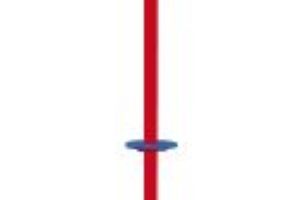 Stalen paal incl. stavlak (HDPE), per stuk