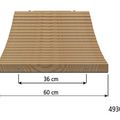 Houten netbrugloopvlak per meter 2