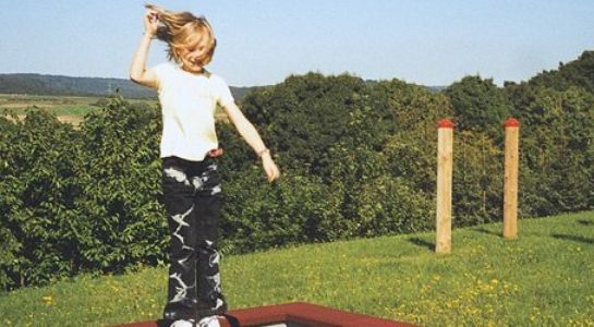 Ingraafframe voor verzonken mini trampoline