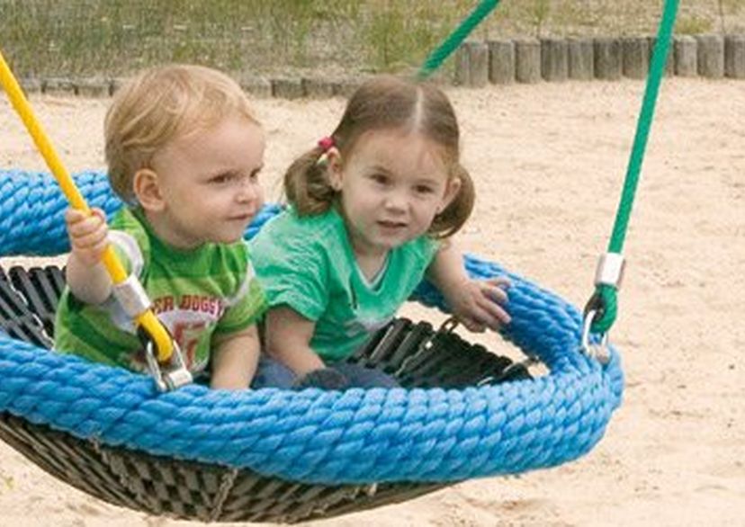 Mini-M-schommel Palen met schommelophangingen, zonder schommeluitvoeringen