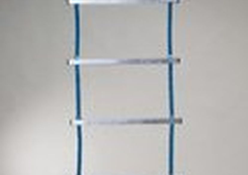 Touwladder met aluminium sporten