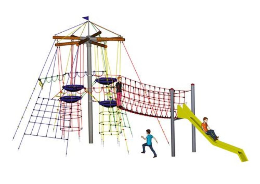 Bird Nest Tree including bridge and slide