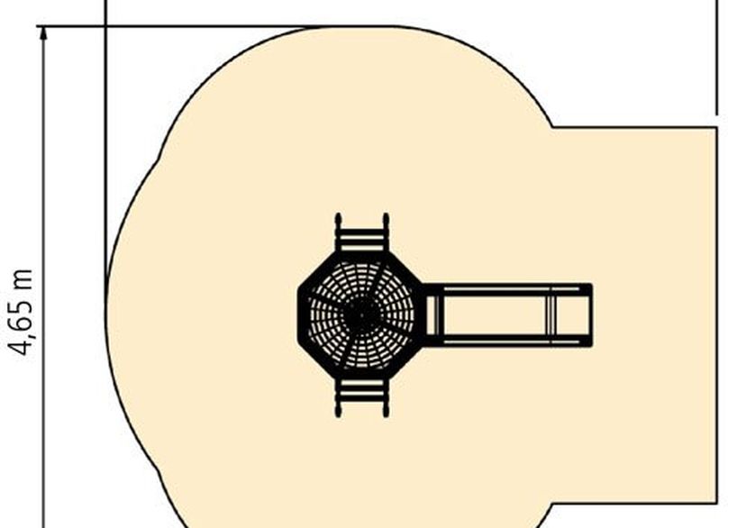 Mussennest met glijbaan 3