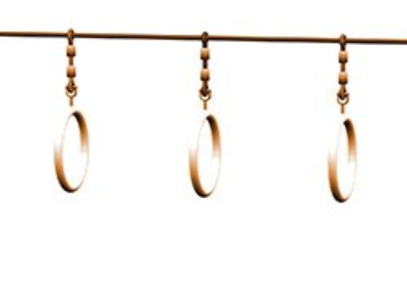 Ringen voor robiniahouten palen